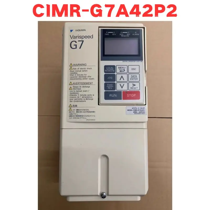 

Second-hand CIMR-G7A42P2 Inverter Tested OK CIMR G7A42P2