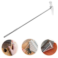 Kalimba Thumb Hammer Piano Midi Keyboard Mini Musical Instruments Tuning Tools Silver