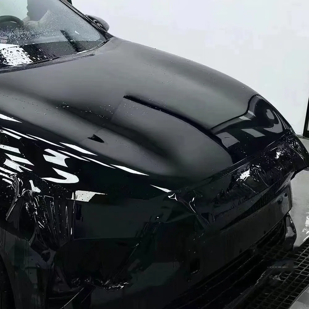 

30/50cm x 50/100cm Quality PPF TPU Glossy Black Vinyl Car Wrap Protection Film PPF Self-healing Sticker DIY Exterior Accessories