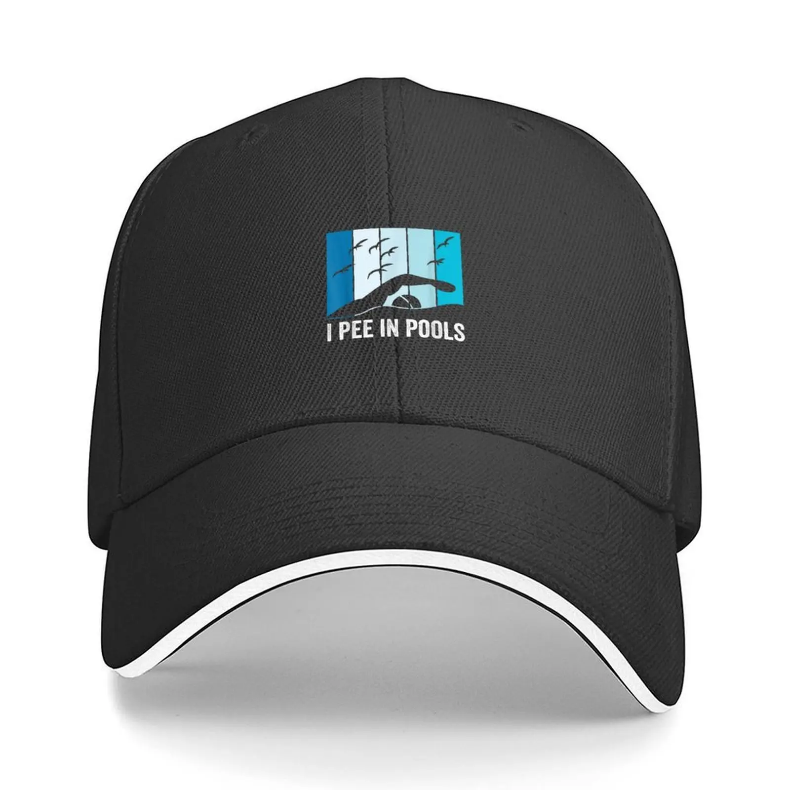 

I Pee In Pools Baseball Cap tactical cap cute Luxury man cap hard hat Women's Golf Wear Men's