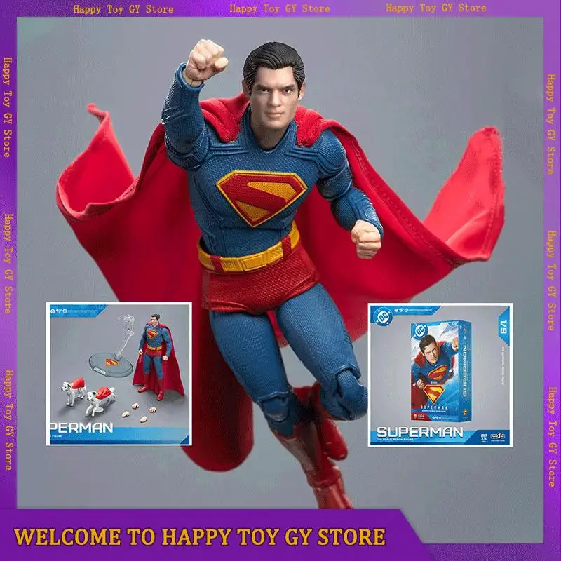 

Оригинальная фигурка Fondjoy Superman David Corenswet, фигурка Супермена, подвижная коллекция суставов из ПВХ, украшения, статуя, модель игрушки
