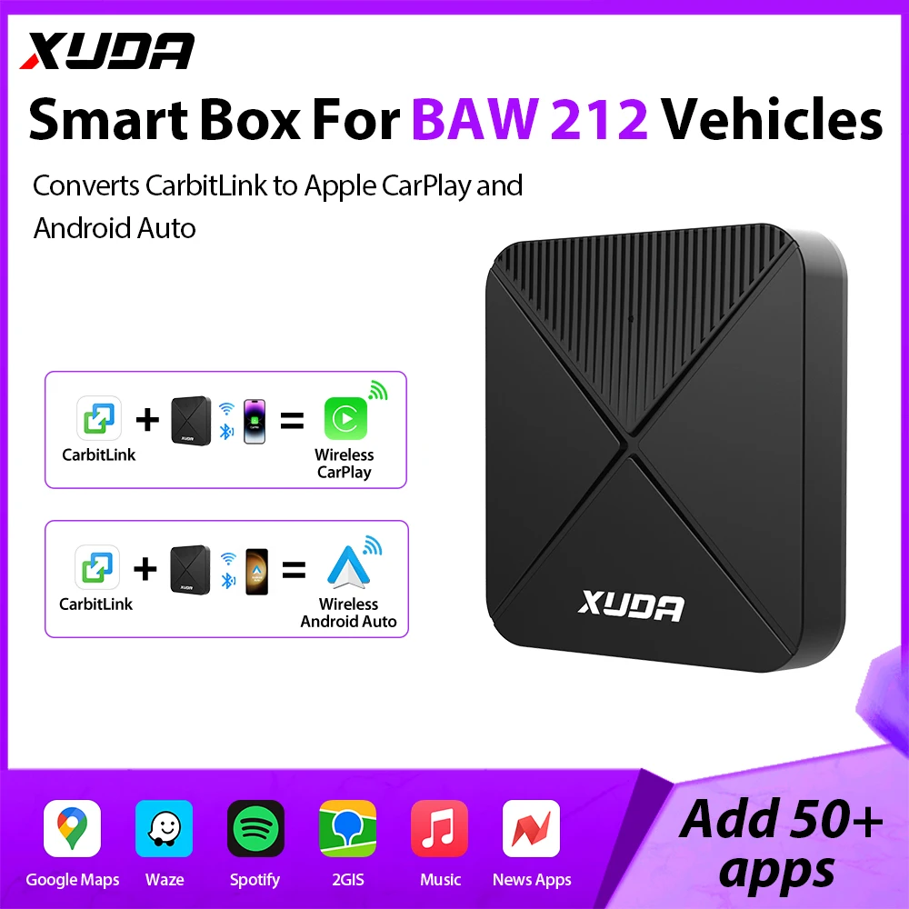 For BAW 212 T01 2024-2026 Smart Box Google Waze Map Spotify Music Original Carbit Infotainment Solution For BAW Off-Road Vehicle