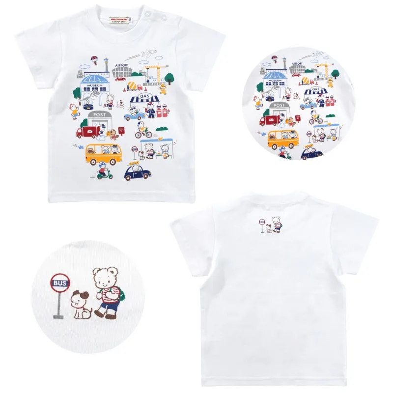 Summer Girls T-shirts Cartoon  T-shirt  Boy Clothes Cute Tops Baby Tees Graphic Top Roupa Infantil Kids Clothes