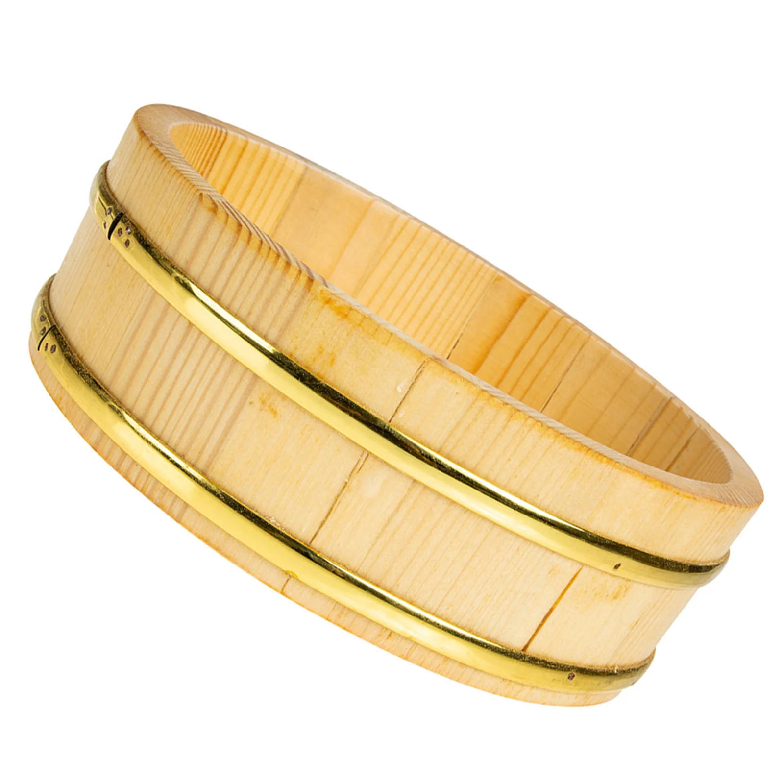 

Sushi Rice Bucket Premium Wood Material Smooth Surface Easy Clean Food Serving Container for Restaurant Home Kitchen Sushi