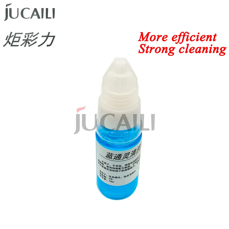 JCL 70ml Strong DTF Clean Liquid for Epson DX3 DX4 DX5 DX7 DX9 for EPSON L1800 L805 L800 1390 I3200 Head Protection