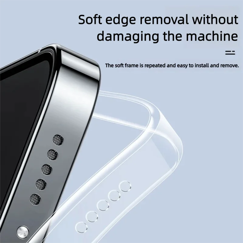 حافظة لهاتف آيفون 17 16 15 14 13 12 11 Pro X XR XS Max Air Mini 7 8 Plus SE غطاء شفاف ناعم من السيليكون