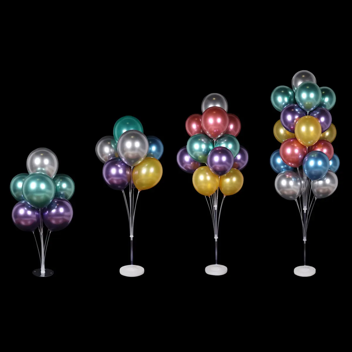 Podpórka do balonów Stojak na balony Uchwyt na balony Rurki Ślubne Dekoracje urodzinowe Dzieci Baby Shower Akcesoria do balonów