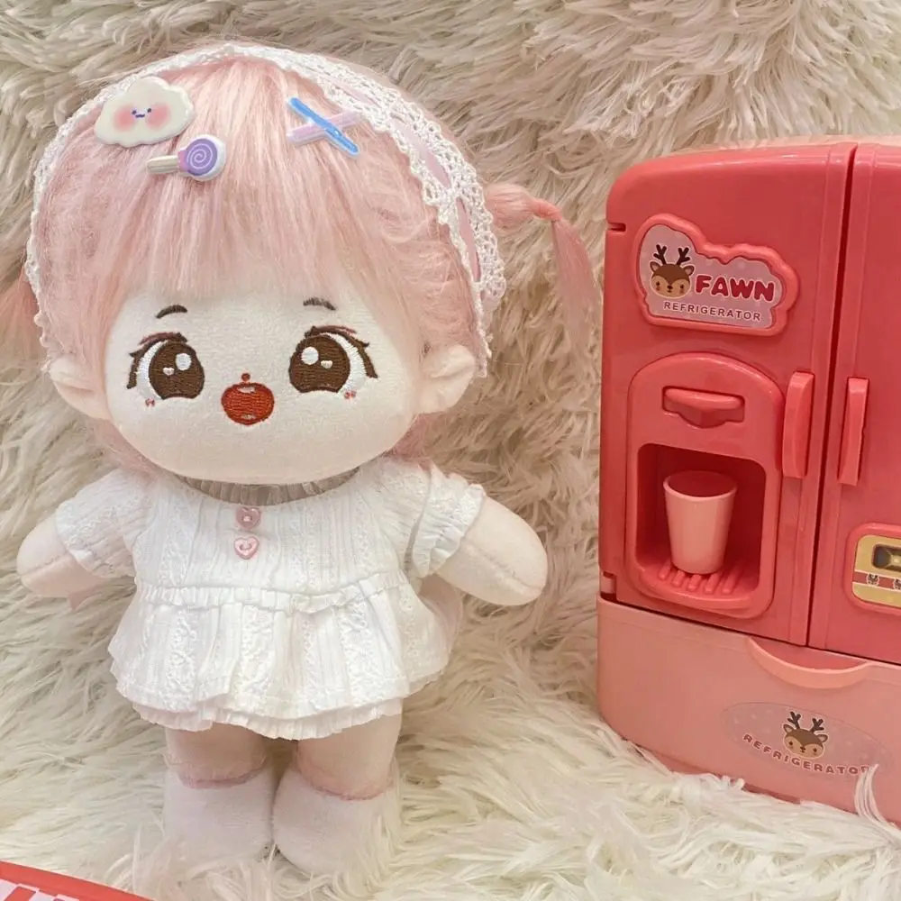 

Head Cover 20cm Cotton Doll Dress Hoodies Shoulder Strap Skirt Cotton Doll Clothes Sweet Lolita Plush Toy Clothes