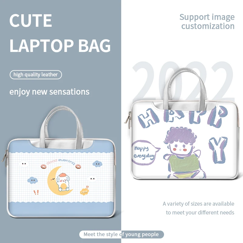 Laptop Sleeve Case 12 13 14 15.6 17.3Inch For HP DELL Notebook Bag Carrying Bag Multipurpose Macbook Air Shockproof Case Handbag