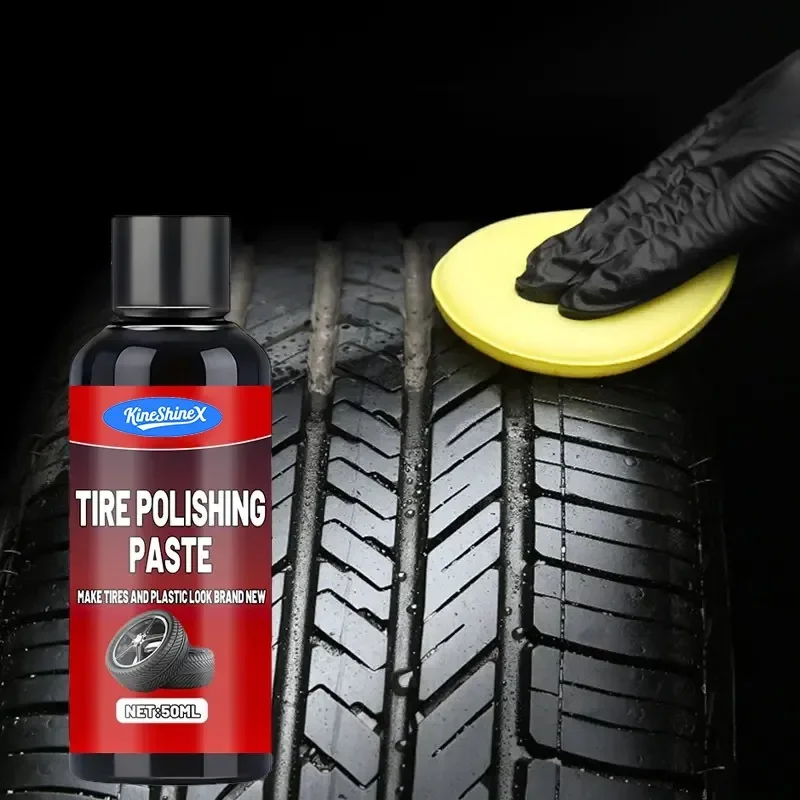 Durable Liquid Automobile Tire Wax Brightening Enhancement Blackening and Anti-aging Protection Automobile Tire Brightener