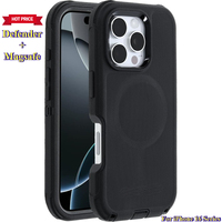 Rugged Otter Defender Original Magsafe Armor Phone Case For IPhone 16/15/14 Plus 13/12 Pro Max Military Grade Anti-Drop Cover