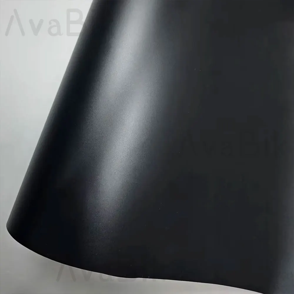 Car Sticker PET Quality Matte Black Vinyl Wrap Film Car Styling Motorcycle Sticker With Air Release Initial Low Tack Glue