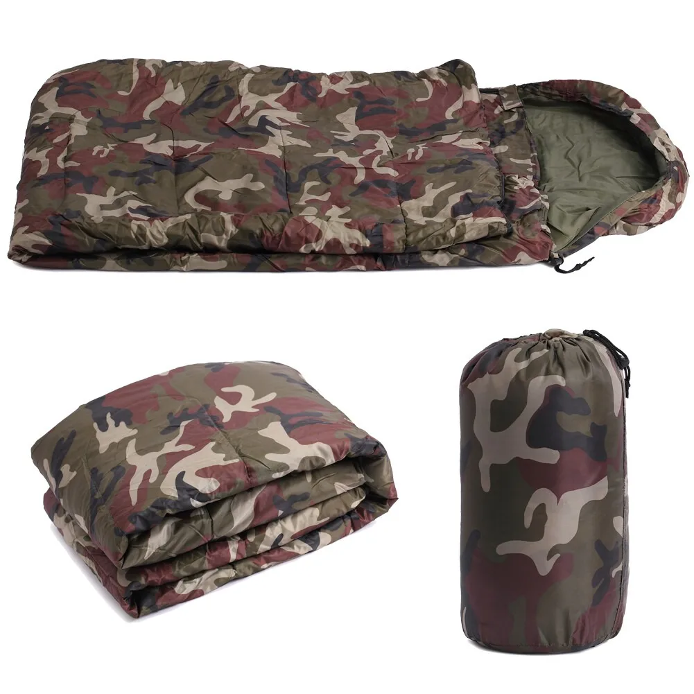 

Autumn/Winter Military Emergency Sleeping Bag Outdoor Hiking Camping Portable Single Person Adult Sleeping Bag Men Women