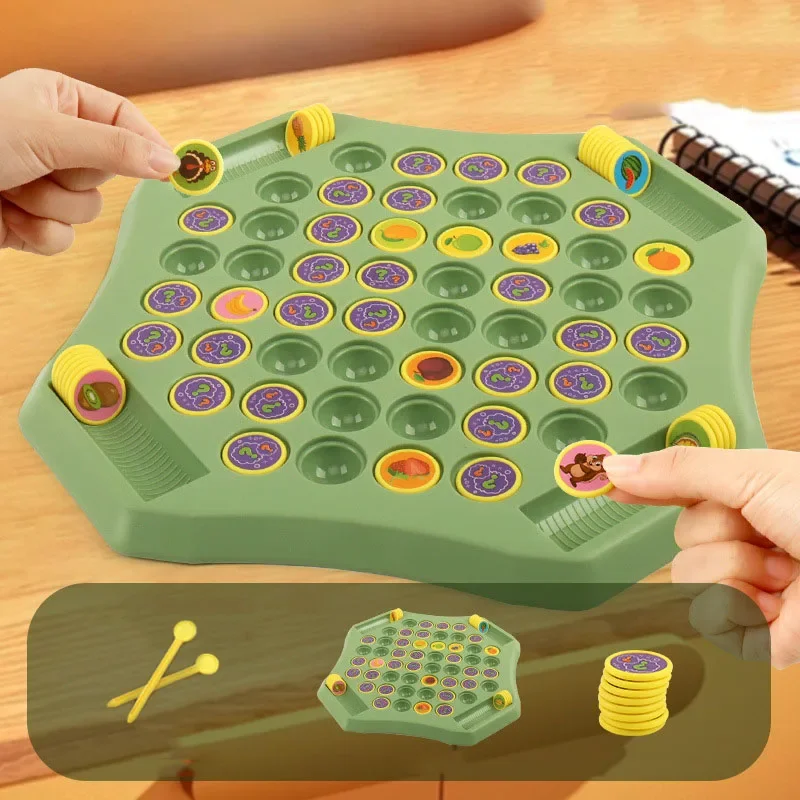 

Flip Chess Parent-child Interactive Battle Tabletop Game Focus Training Memory Chess Puzzle Toy Parent Child Interactive Games