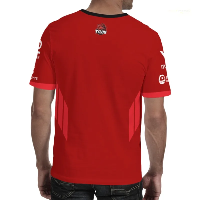 Электронная спортивная профессиональная лига TYLOO Team 202, униформа с 3D принтом, мужская и женская дышащая быстросохнущая футболка