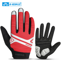 INBIKE MTB Cycling Gloves Full Finger Touch Screen Road Bike Gloves Bicycle Anti-Slip Mountain Outdoor Sports Gloves Accessories