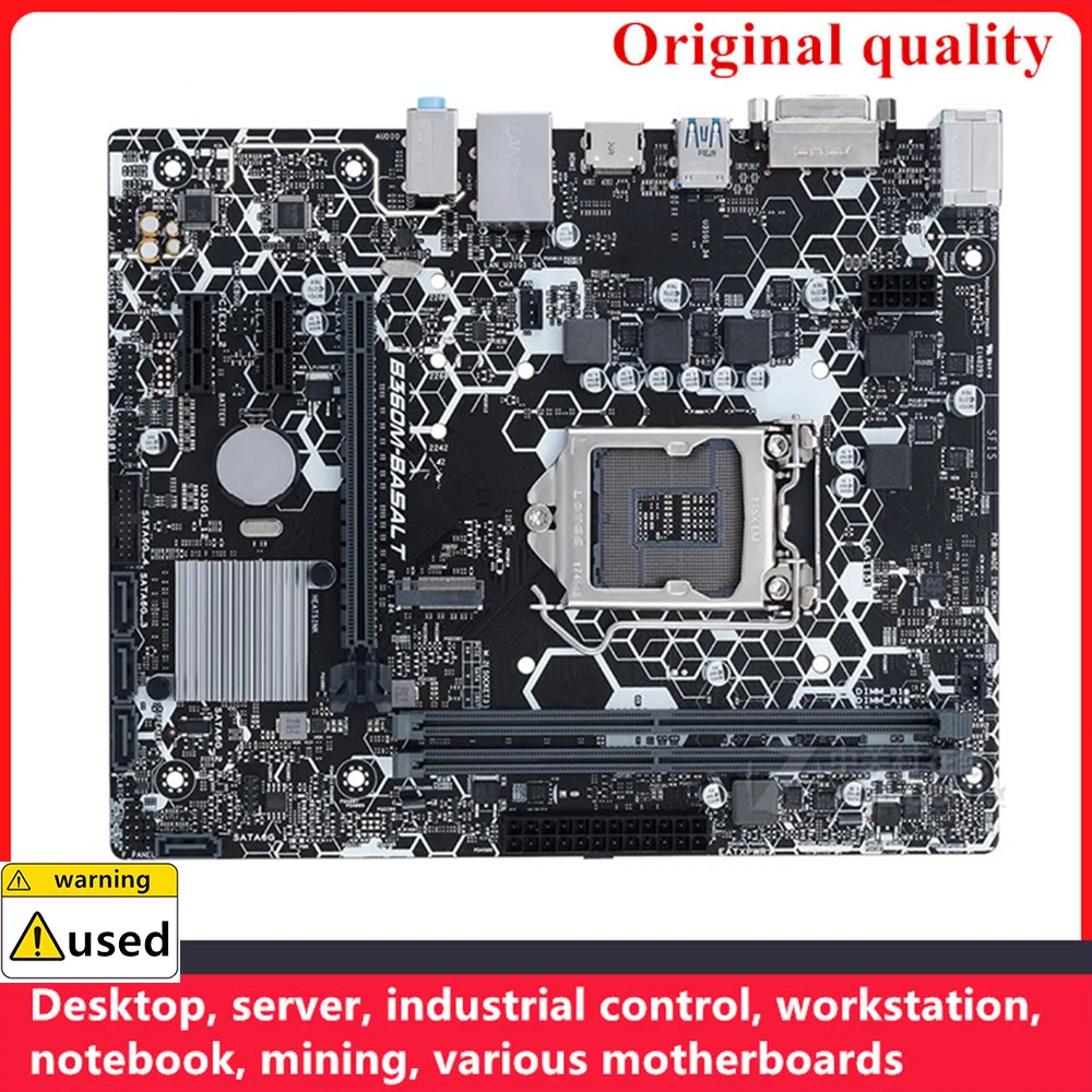 

Used For B360M-BASALT Motherboards LGA 1151 DDR4 32GB M-ATX For Intel B360 Desktop Mainboard SATA III USB3.0