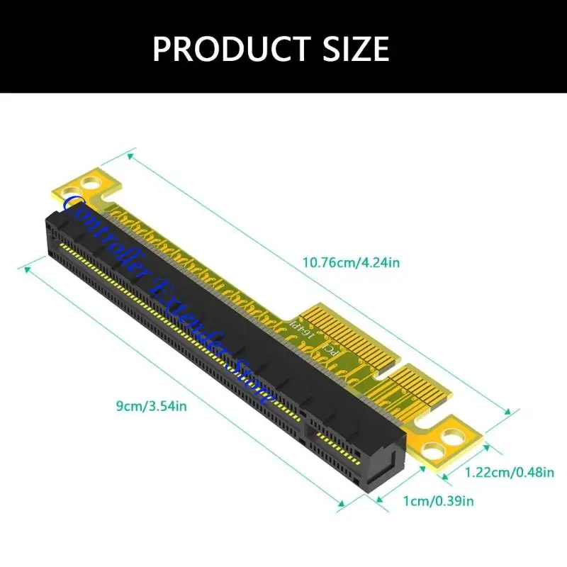 N84B Pcie 4X To 16X Extender Card Adapter Converter For Graphics Card Extension Stable Transmission Wide Compatibility