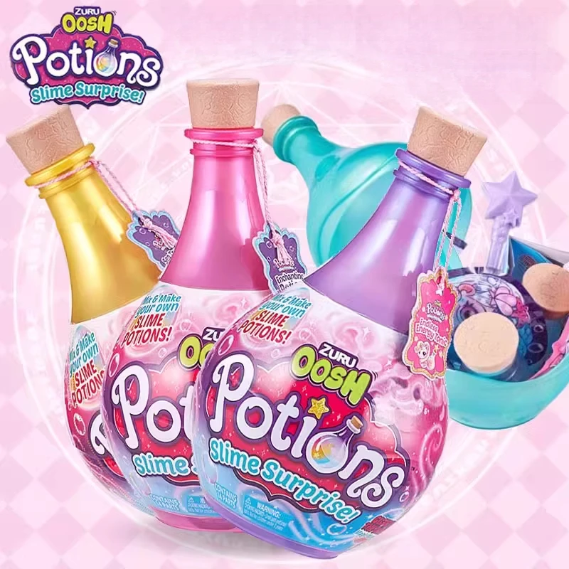 

ZURU Slime Magic Bottle DIY Medicine Bottle Surprise Blind Box Soft and Happy Stress Relief Crystal Clay Girl Toy