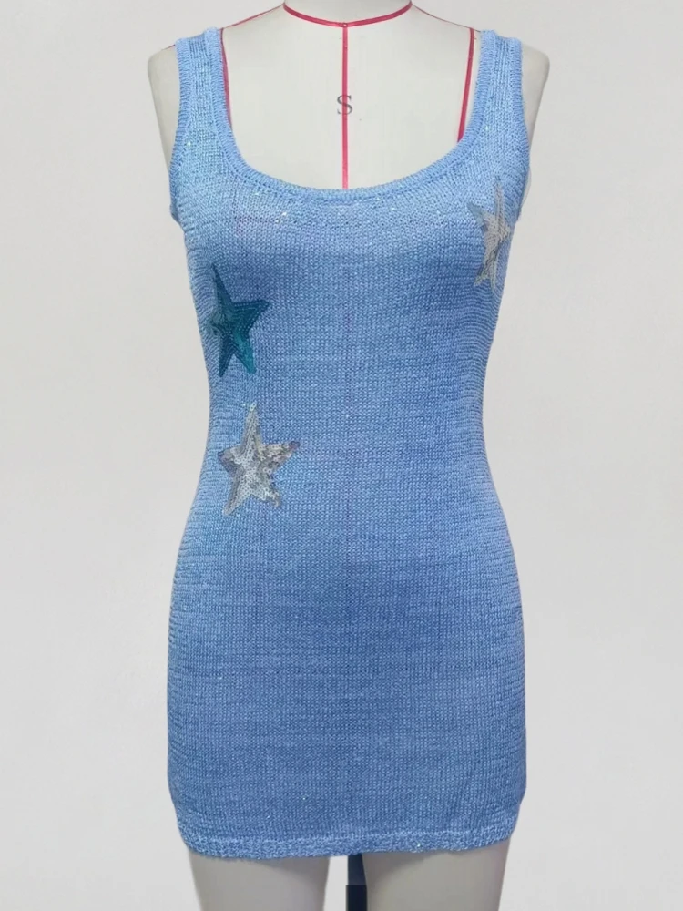 

Sexy Crochet Backless Starfish Chic Ruffle Knit Beach Mini Dress 2026 Women Comfy Swimsuit Cover Up Seaside Holiday Club Dresses