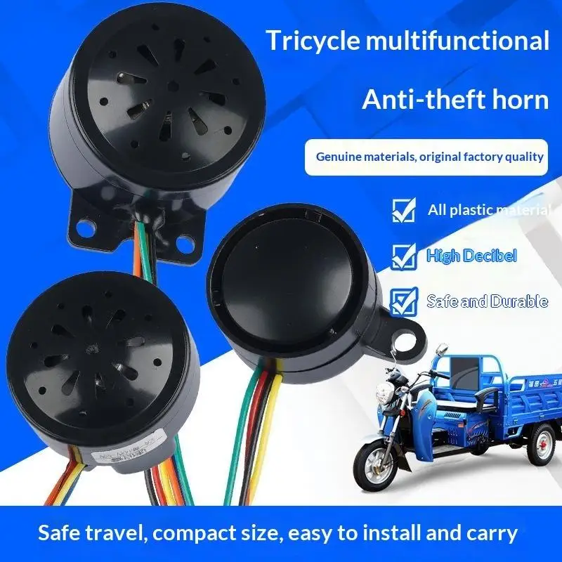 Universal 2/3/4 In 1 Electric Vehicle Horn Turn Signal Reverse Reminder Fit for Bicycle E-Scooter Road Riding