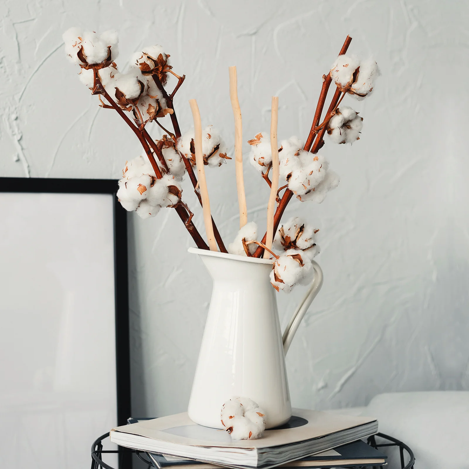 

50Pcs Durable Wood Craft Sticks for DIY Decorative Photo Props Wood Sticks Crafts for DIY Photo Props Handicraft Accessory