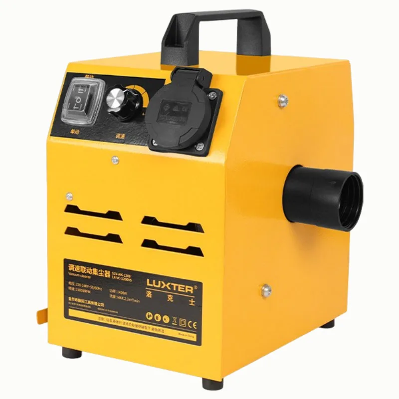 220V 1750W Woodworking Dust Collector, Variable Speed Wet Dry Vacuum Cleaner with Auto Start Stop & Blowing Function, CE