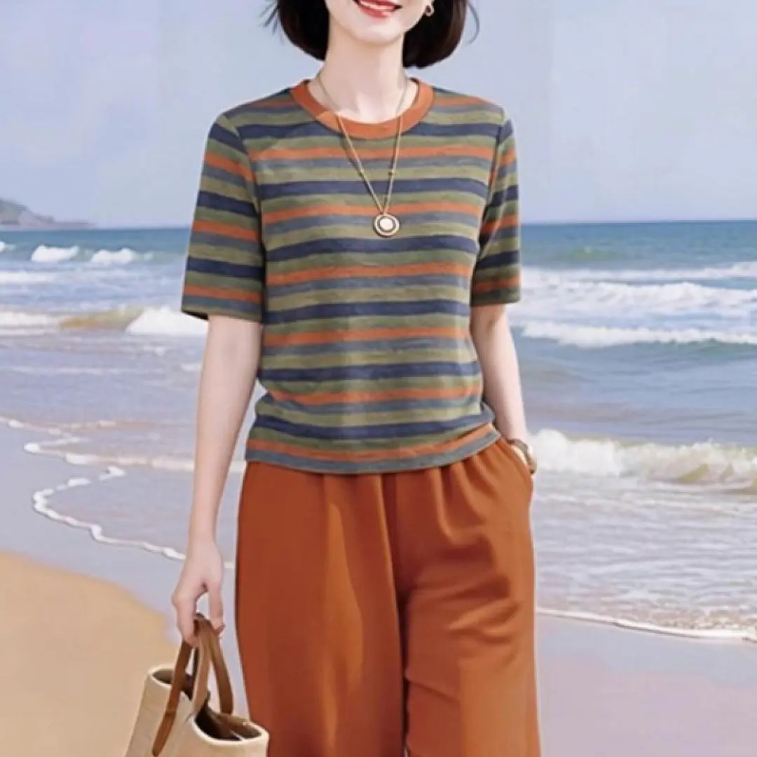 conjunto-de-dos-piezas-para-mujer-camiseta-a-rayas-minimalista-y-pantalones-casuales-diseno-original-novedad-de-verano-el