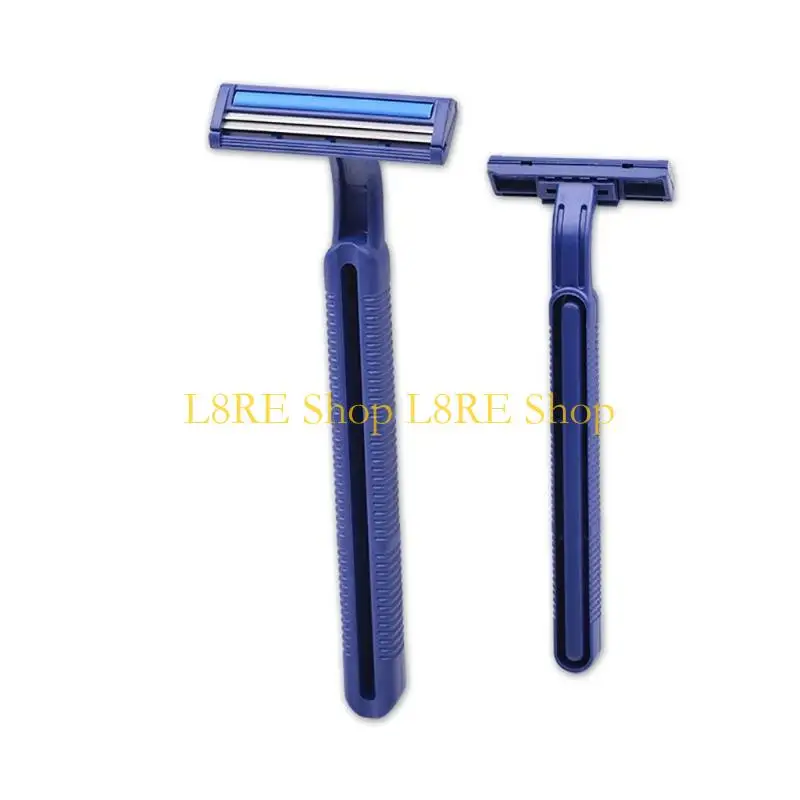 L8RE 10 Pieces for Razor Women's Disposable Twin Blade for Razor Imported Stainless Steel for Razor Blade Plastic Handle Disp