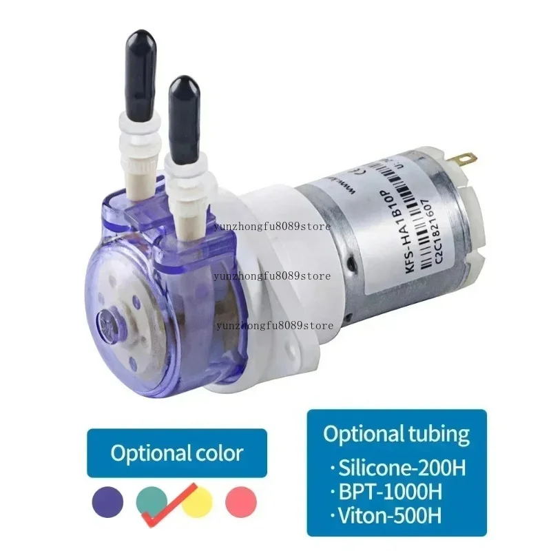 Peristaltic Pump 12V 24V DC Motor Gear Pump High Precision Low Flow Dosing Pump With One/Two Slowgear