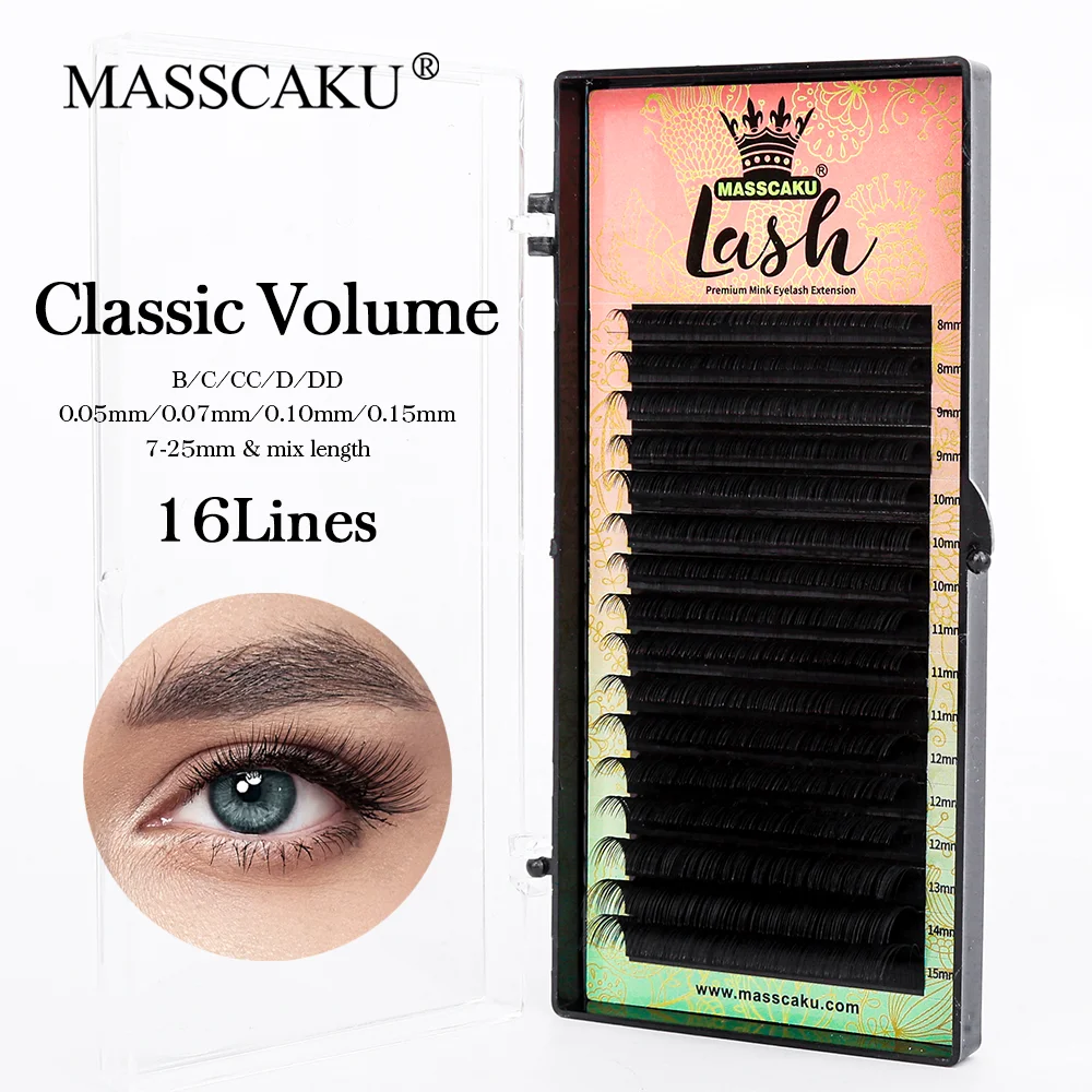 Fast shipping 0.07 0.10 volume russian PBT korean individual eyelash extension dark black matte soft natural eyelash extensions