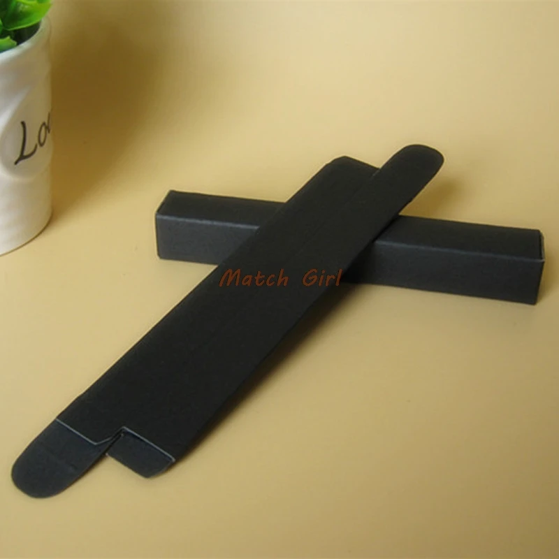 100pcs- 1.8x1.8cm Kraft Paper Pen Box White Black Perfume Eyeliner Lipstick Sample Gift Packaging Boxes 4.5/5.5/6.5/7.5/8.5cm