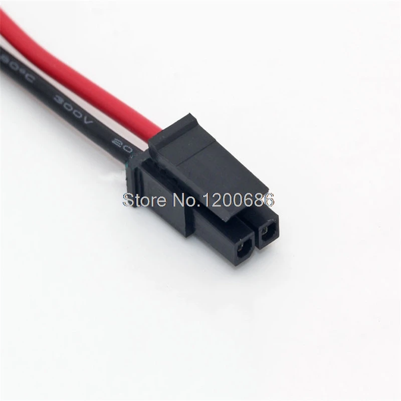 2PIN 15CM 22AWG Molex P/N 43645-0200 2 Pin Molex Micro-Fit 3.0 wire harness Molex 3.0 Pitch wire cable