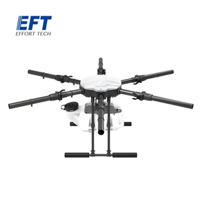 Cadre UAV EFT G620, 20L, 20kg, Pulvérisation de terres agricoles, Système d'alimentation de pulvérisation agricole, Moteur X9