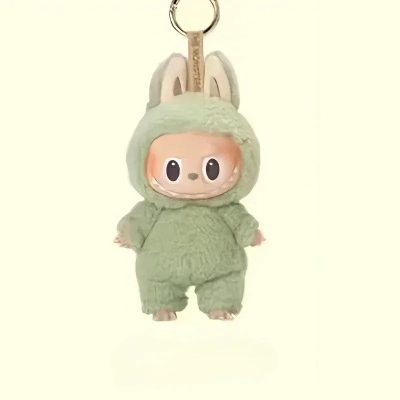 New Hot Cute Labubu The Monsters Blind Box Toys Cardiac Macarone Kawai Surprise Gifts Toy Guess Bag Figure Replica Keychain 17cm