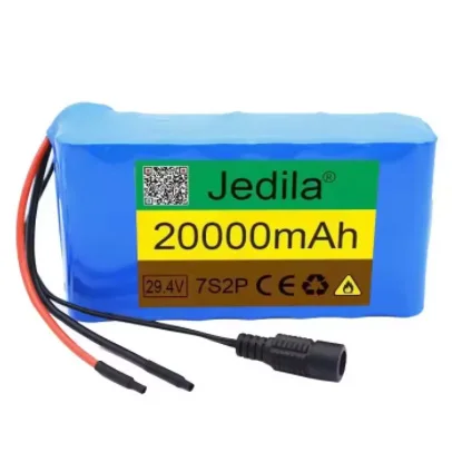 100% nuovo pacco 7s2p 29.4V 20Ah 18650 Batteria agli ioni di litio Batteria agli ioni di litio 29.4v + caricabatterie