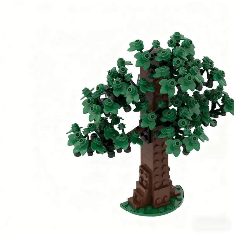 255 stücke MOC Die Baum Blätter Shire Icons Modell Bausteine Architektur DIY Kreative Weihnachten Geschenke Spielzeug Idee Bildung Ziegel