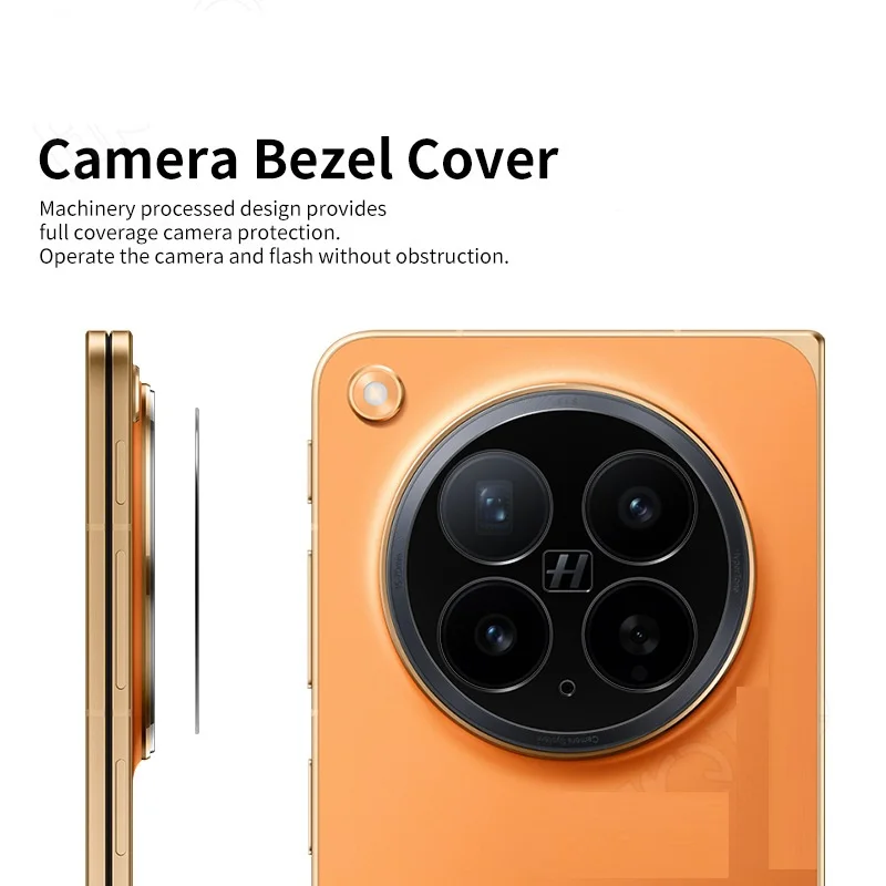 for Oppo Find N6 Camera Bezel Anti Scratch Metal Frame Cover Hollow Film Super Slim Lens Protector Cap Sticker