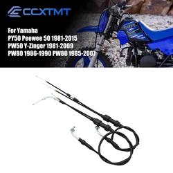 Motorcycle Accessories Throttle Cable Assembly For PW80 1985-2007 PY50 1981-2015 PW50 Y-Zinger 1981-2009 Yamaha BW80 1986-1990