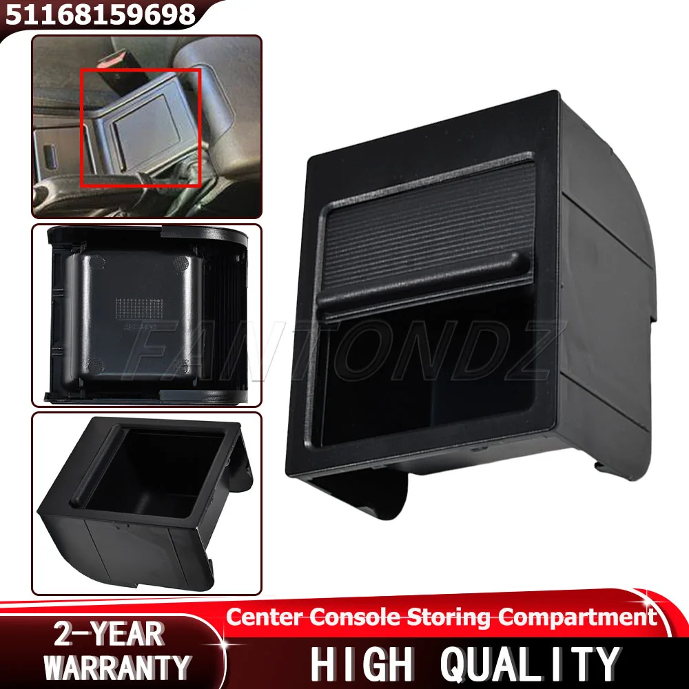 For BMW 5 SERIES E39 M5 525i 540i Center Console Storing Compartment Black Coin Storage Tray 51168159698 Car Accessories
