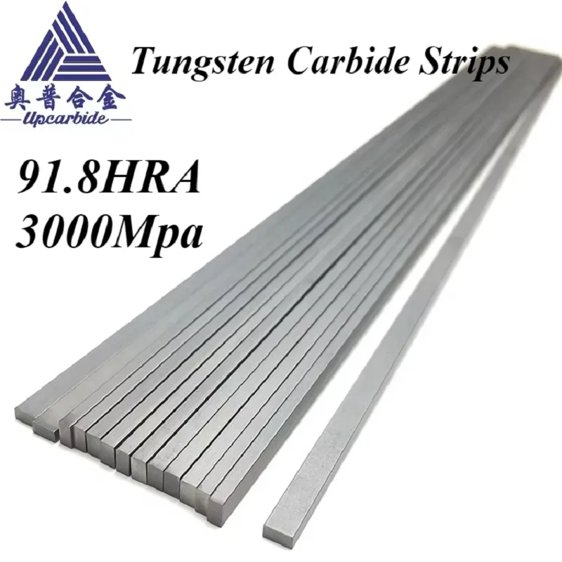 Zhuzhou Good Carbide Strips YG10X 3 4 5 6 width 330lenth Cemented Carbide Plates Carbide bar for Wood