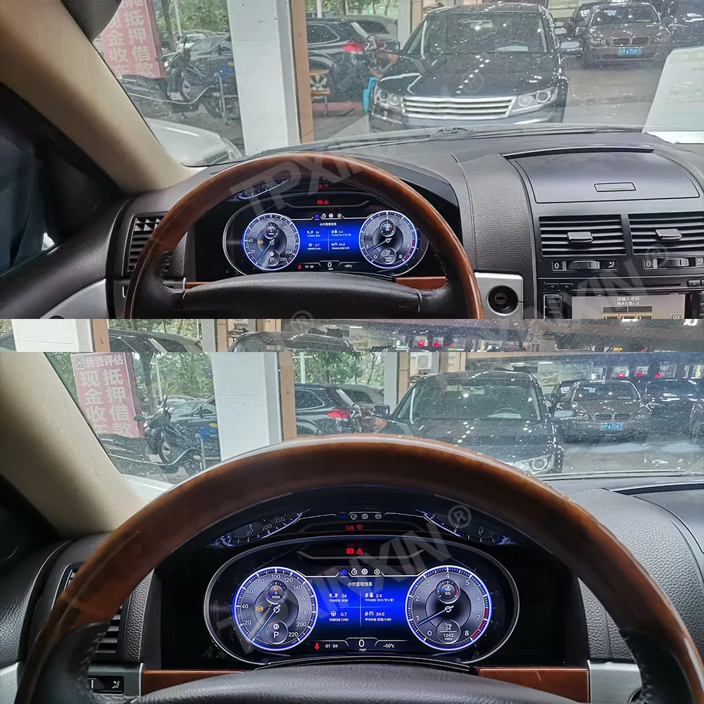 Car Instrument Panel For Volkswagen Touareg 2003~2010 Digital Dash Panel Gauges Instrument Cockpit Speedometer Dashboard Cluster