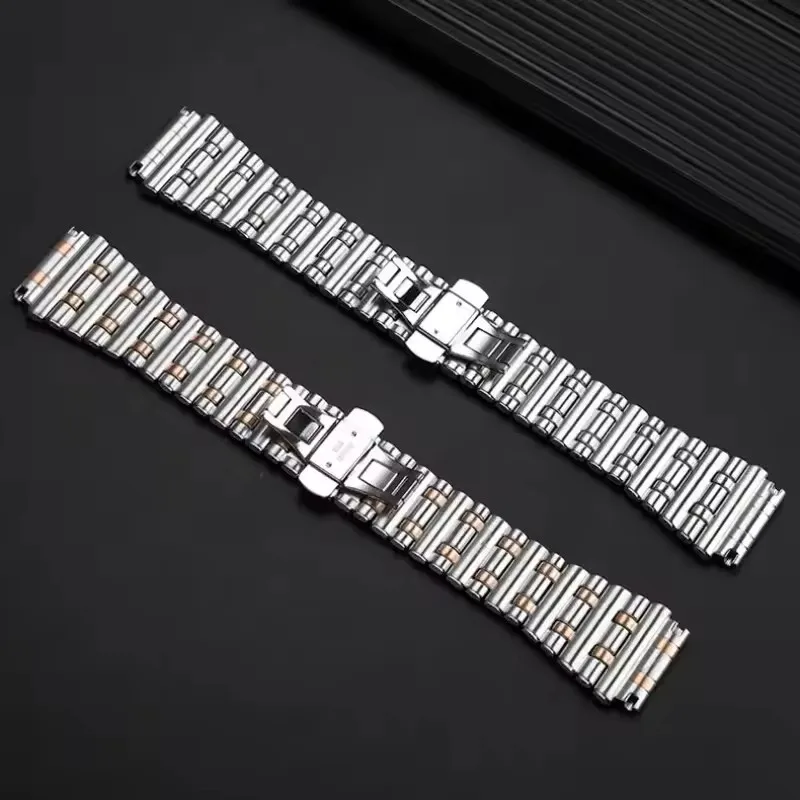22mm 24mm Premium-Grade solid metal Strap For Breitling mechanical timing 316L fine Stainless steel watch Super Ocean watchbands view 6