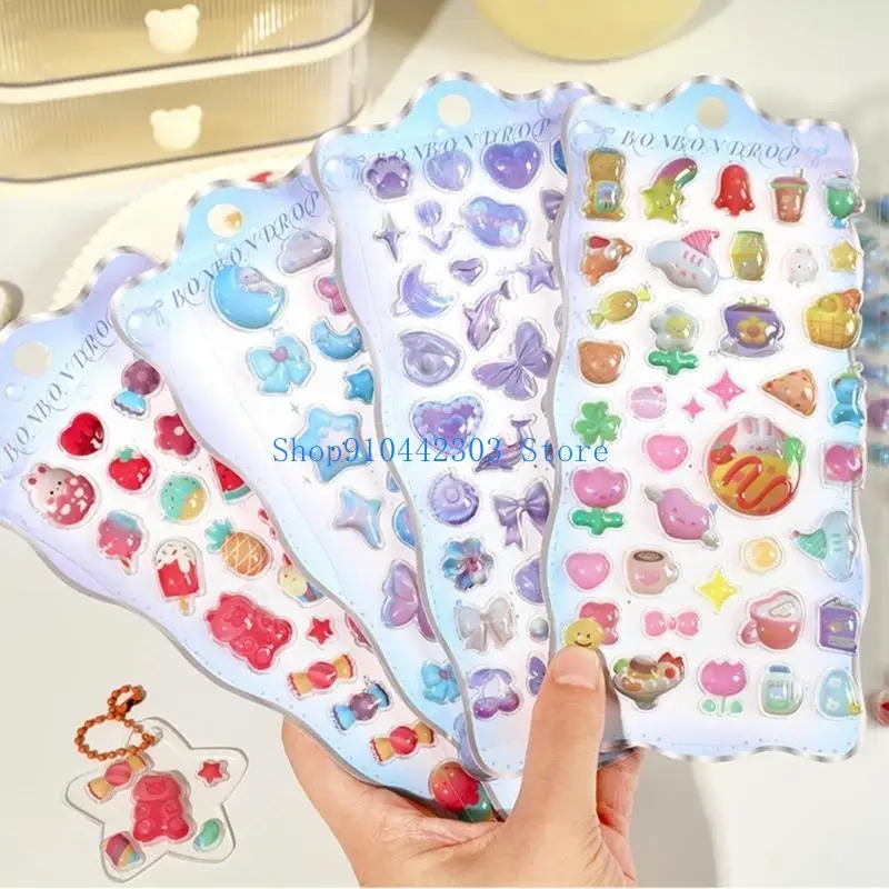 L4MD الكرتون تنقش ملصق PVC لمجلة الحرفية مخطط ألبوم صور سكرابوكينغ الاطفال ملصق تحفيزي لمكافأة #2