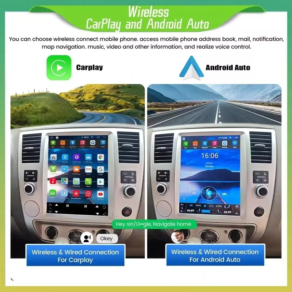 Android 15 For Nissan Patrol Armada Infiniti QX56 2006 - 2012 Car Radio Multimedia Player GPS Navigation Auto Stereo Head Unit