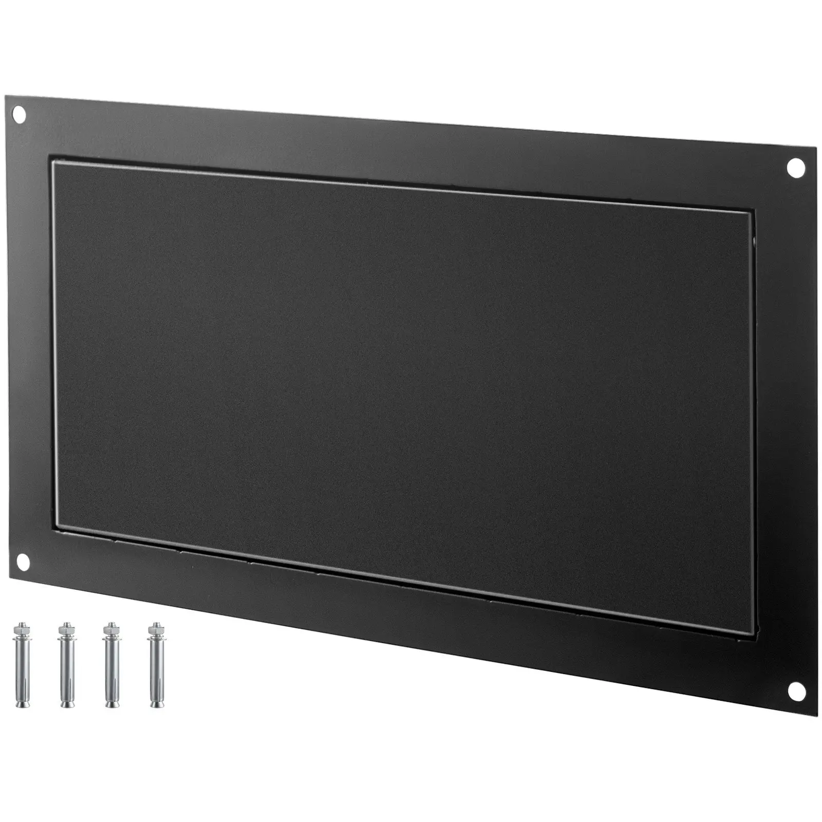 

Flood Vent, 8" Height x 16" Width Foundation Flood Vent, to Reduce Foundation Damage and Flood Risk, Black, Wall Mounted F