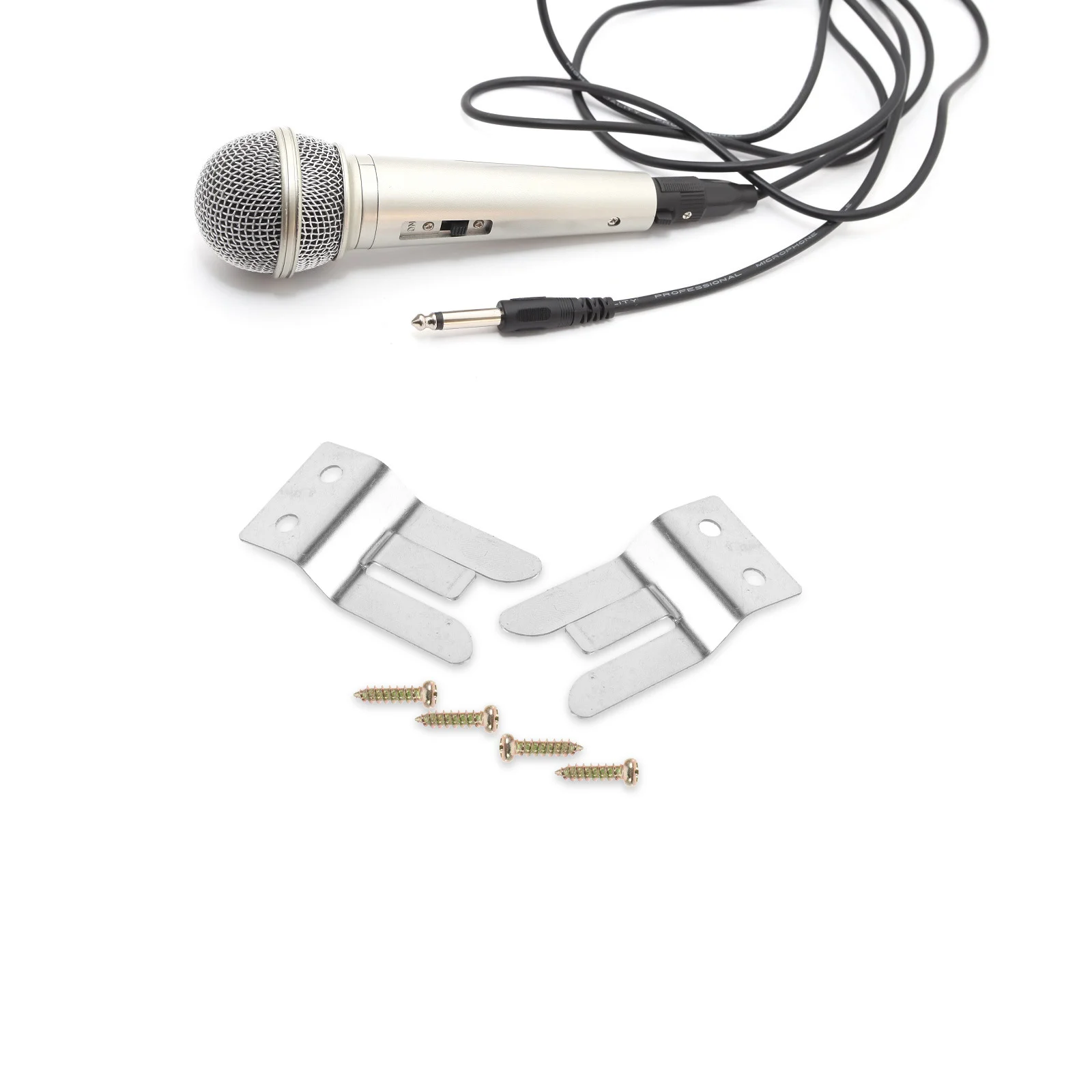 

4pcs Metal Mic Holder Clips For Ft1807 Ft7900 Ft8800 Ft1907 Ft8900 Microphone Hook Mic Clip Hanger Radio Accessories Recording