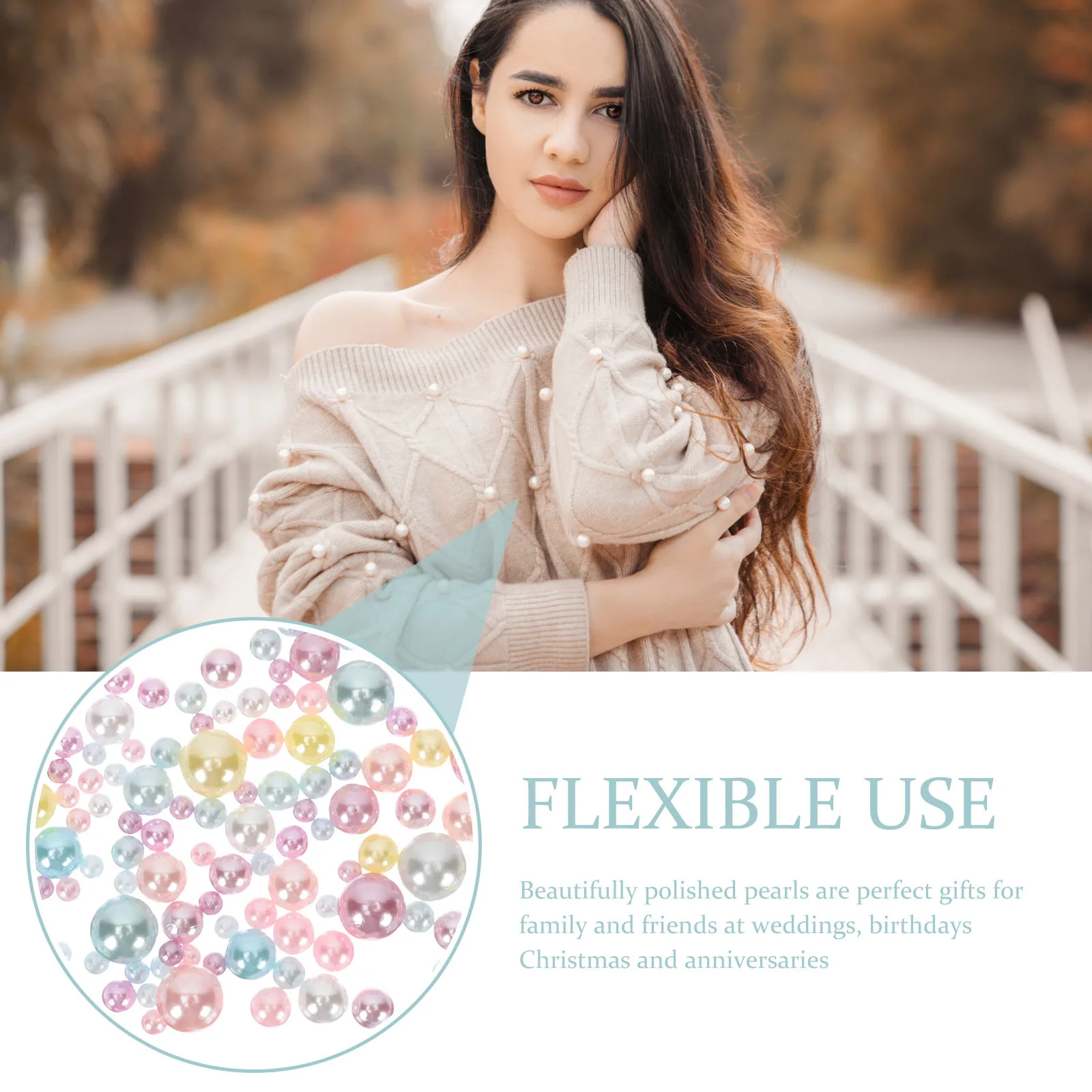 400 Uds. Florero de perlas flotante, decoración sin agujeros, arreglo de flores DIY, suministros para manualidades, perfecto para centros de mesa, regalos hechos a mano