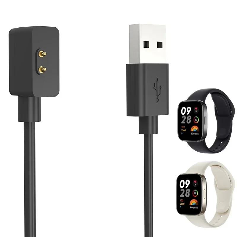 USB Charging Cable Charge for Redmi Watch 4 5 6 3 Active/xiaomi band 8 9 10 Mi Watch 2 Lite POCO Smart Dock Charger Adapter