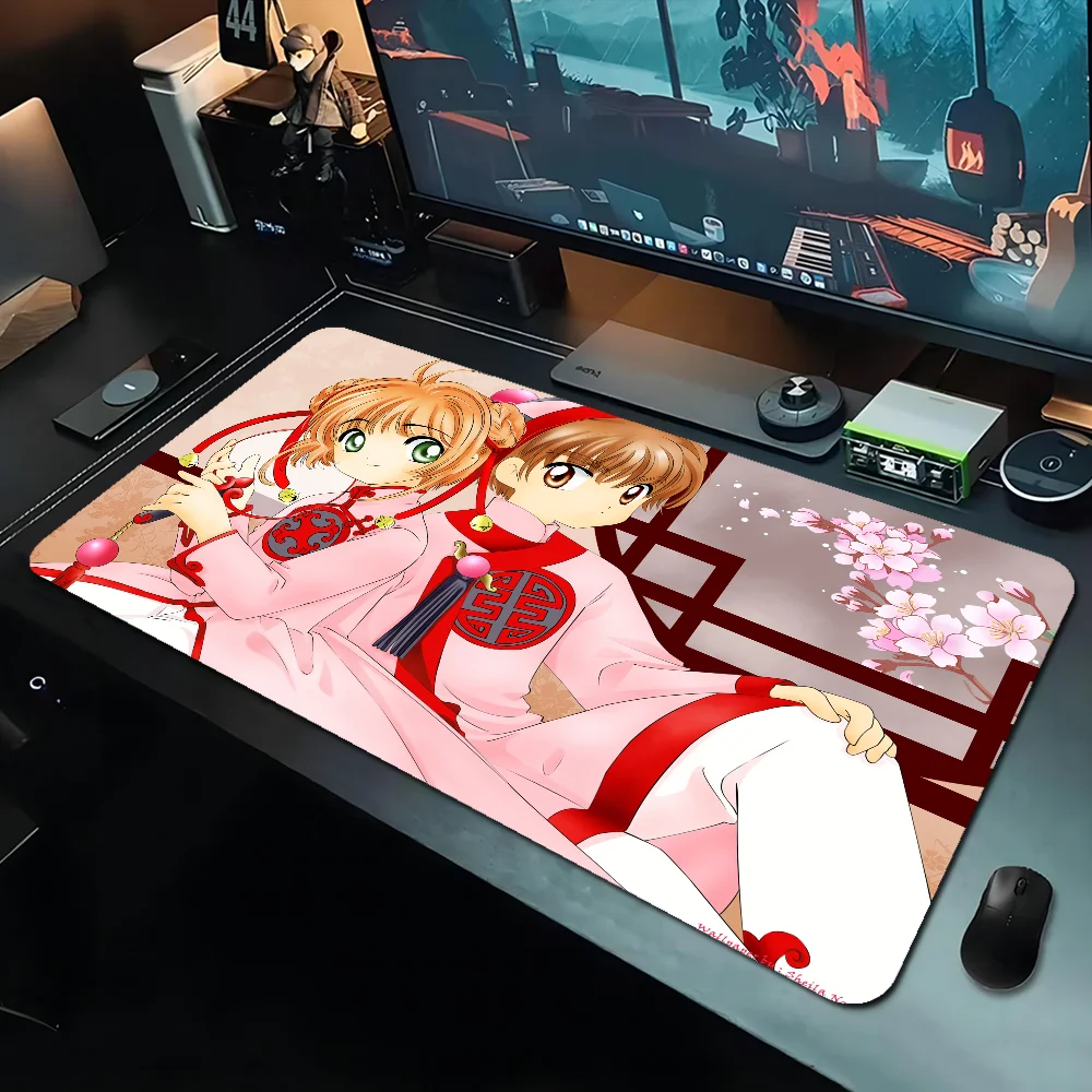 Anime Cardcaptor Sakura Large XXL Gaming Laptop Computer Desk Mat Mouse Pad Mouse Mat Notbook Mousepad Gamer